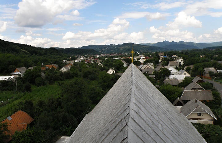 Pohled z kostelní věže Vilchivci